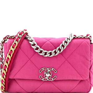 Chanel 19 Flap Bag Quilted Canvas #205736C43B